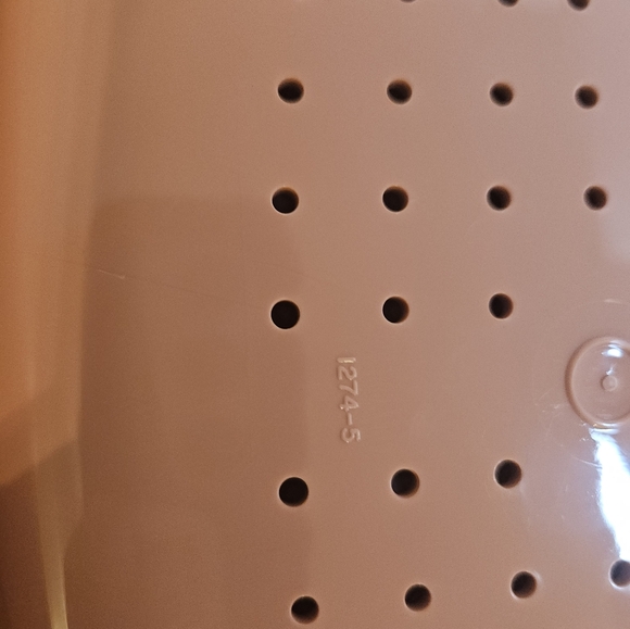 Tupperware Microwave Steamer Serving Bowl 3 Piece Dusty Rose Pink 1273-3 Vintage - Picture 11 of 14